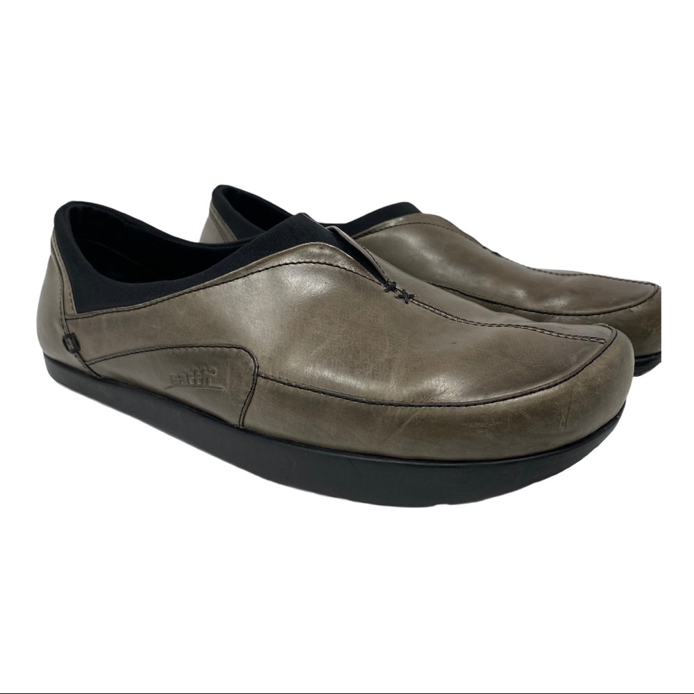 Women's Earth Leather Loafers Light Brown Size 8